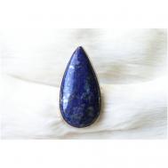 Кольцо , мельхиор, лазурит, размер 16.5, синий 100% URAL
