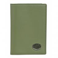 Обложка для паспорта , натуральная кожа, зеленый Tony Perotti