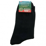 Мужские носки , 1 пара, размер 25, черный Не определен