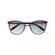 Солнцезащитные очки , овальные, оправа: металл, для женщин, красный Forever
