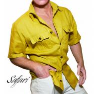 Рубашка , размер XL, желтый Safari