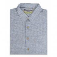 Рубашка , размер 54-56/XL/45 ворот, серый Маэстро