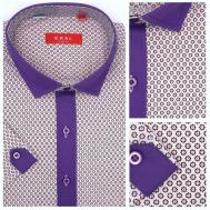 Рубашка , размер M, фиолетовый Kral