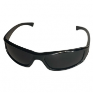 Солнцезащитные очки , прямоугольные, оправа: пластик, ударопрочные, поляризационные, с защитой от УФ, черный Polarized