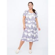 Платье , размер 56-58, фиолетовый АРТЕССА