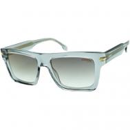 Солнцезащитные очки , квадратные, оправа: пластик, градиентные, бесцветный Carrera