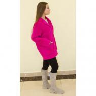 Пальто  демисезонное, размер 40, розовый 365 clothes