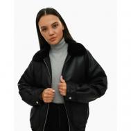 куртка   зимняя, размер XL (52-54), черный GLORIA JEANS