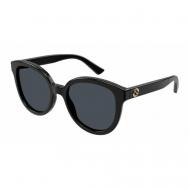Солнцезащитные очки , круглые, оправа: пластик, для женщин, черный Gucci