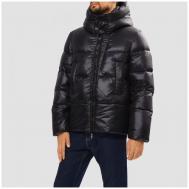 Куртка , демисезон/зима, размер 48IT (50RU), черный Principe di Bologna