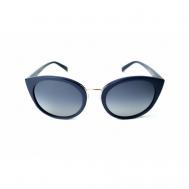 Солнцезащитные очки , кошачий глаз, с защитой от УФ, градиентные, для женщин, синий Furla