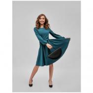 Платье , повседневное, полуприлегающее, миди, размер 48, зеленый Atelier by Natalia Truhacheva