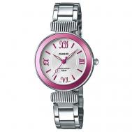 Наручные часы  Collection LTP-E405D-4A, белый, розовый Casio