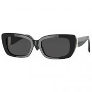 Солнцезащитные очки , прямоугольные, оправа: пластик, поляризационные, с защитой от УФ, для женщин, черный Valentino