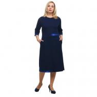 Платье , размер 50, синий OLSI