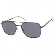 Солнцезащитные очки , авиаторы, оправа: металл, с защитой от УФ, для мужчин, черный BOSS