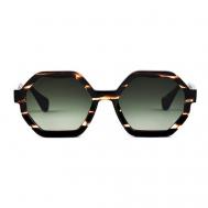 Солнцезащитные очки , прямоугольные, оправа: пластик, для женщин, коричневый GIGIBARCELONA