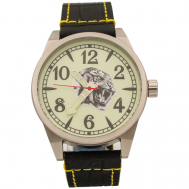 Наручные часы  Командирские Часы наручные Тигр механические 21.315.014, белый ТРИУМФ