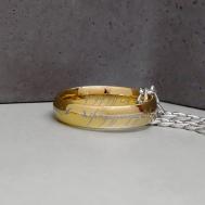 Кольцо-кулон , нержавеющая сталь, размер 23, золотой Carraji