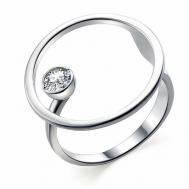 Кольцо Яхонт 218531 серебро, 925 проба, фианит, размер 16.5, серебряный Яхонт Ювелирный