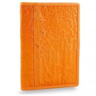 Обложка для паспорта , оранжевый Exotic Leather