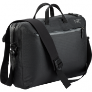 Сумка  Granville briefcase L07519100 повседневная, вмещает А4, внутренний карман, регулируемый ремень, черный Arc'teryx