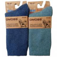 Носки , 2 пары, размер 37-42, синий, голубой DMDBS