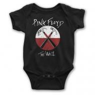 Боди детское  Pink Floyd / The Wall Для новорожденных Для малышей Черное 1-2 мес. Wild Child