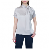 Блуза  , короткий рукав, размер 56, серый Galar