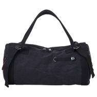 Сумка спортивная сумка-рюкзак , 50х25х27 см, ручная кладь, отделение для обуви, черный Guangzhou Top Quality Leather Products