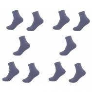 Женские носки  средние, утепленные, махровые, размер 23, черный NAITIS