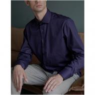 Рубашка , размер 42, фиолетовый Allan Neumann
