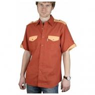 Рубашка , размер 48/M, оранжевый Маэстро