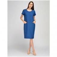 Платье , размер 48, синий VISERDI