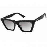 Солнцезащитные очки , кошачий глаз, с защитой от УФ, градиентные, для женщин, черный EIGENGRAU