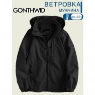 Куртка , размер 3XL, черный GONTHWID