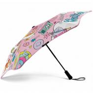 Зонт , механика, розовый Blunt