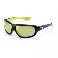 Солнцезащитные очки , прямоугольные, спортивные, ударопрочные, поляризационные, с защитой от УФ, устойчивые к появлению царапин, черный LiP Sunglasses