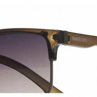 Солнцезащитные очки  BF3100P, клабмастеры, оправа: пластик, поляризационные, коричневый Beach Force