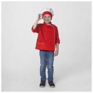 FlowMe Детский карнавальный костюм "Шеф-повар", колпак, куртка, 4-6 лет, рост 110-122 см Moon Land