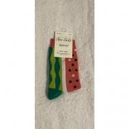 Носки , размер 37-41, розовый, зеленый, красный Nice Socks
