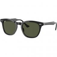 Солнцезащитные очки , панто, оправа: пластик, с защитой от УФ, черный Luxottica