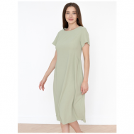 Платье , размер 52, зеленый Batist-Ivanovo
