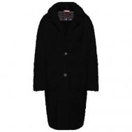 Пальто  , демисезон/зима, силуэт свободный, размер 46, черный Frieda & Freddies
