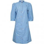 Платье , размер 40EU(L), голубой NUMPH