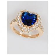 Кольцо помолвочное , шпинель, размер 20, синий Lotus Jewelry