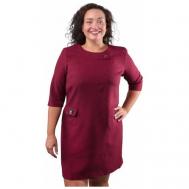 Платье размер 54, бордовый Оптуха