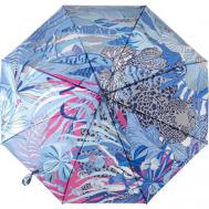 Зонт , автомат, купол 104 см., для женщин, голубой Eleganzza