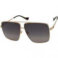 Солнцезащитные очки , авиаторы, оправа: металл, золотой Gucci