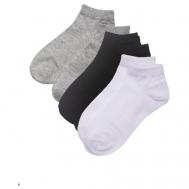 Мужские носки , 6 пар, размер 41-47, серый, белый Fastini Socks